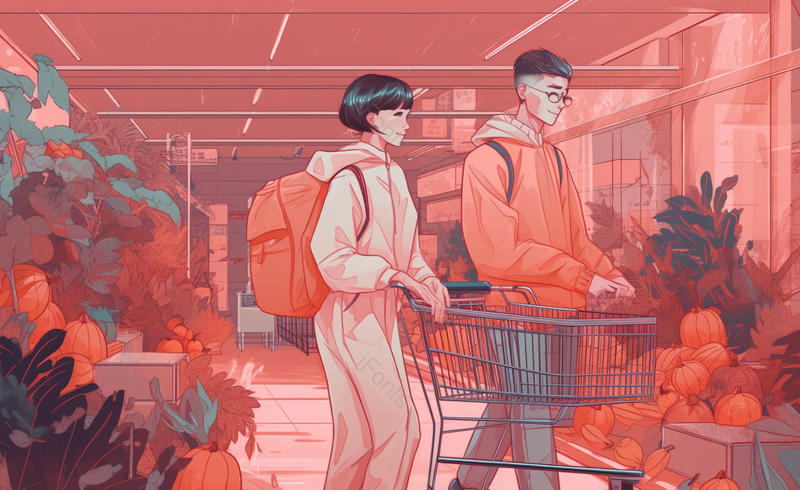 浪漫卡通情侣情人节原创插画背景图,插画/手绘图,插画/手绘图库,插画/手绘图下载,插画/手绘